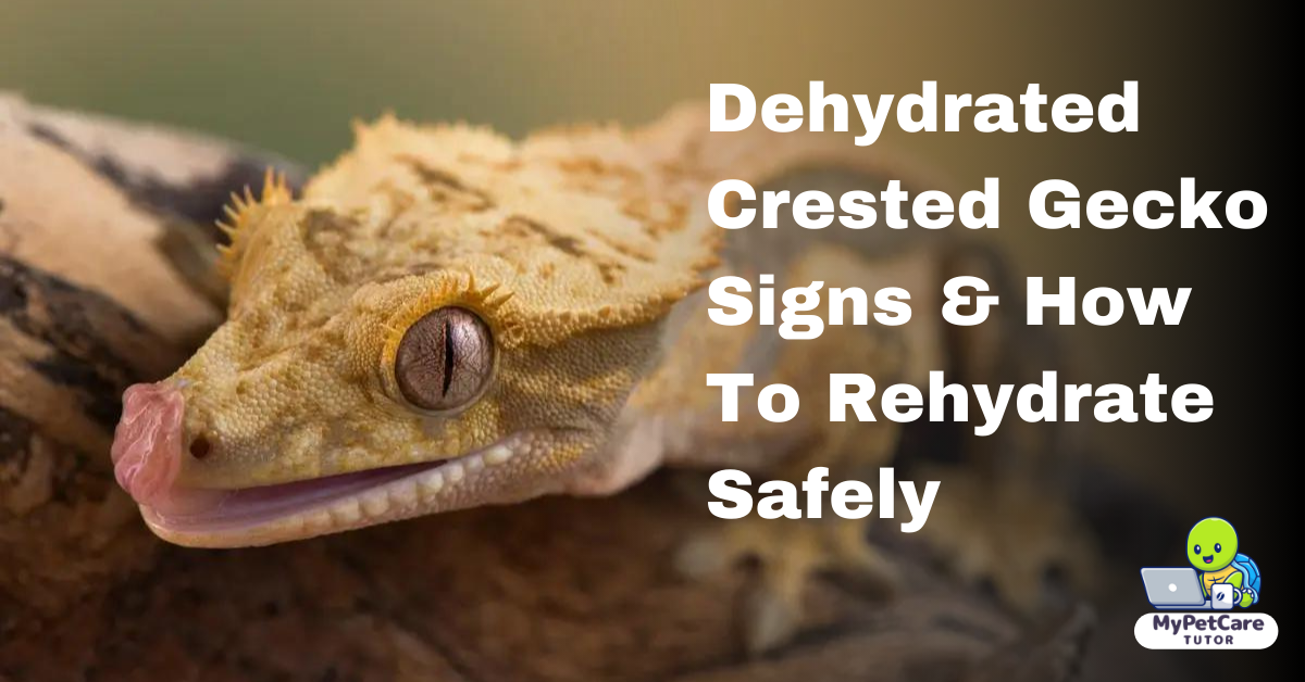 Dehydrated Crested Gecko Signs & How To Rehydrate Safely